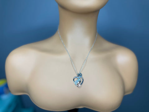Unicorn Initial Necklace